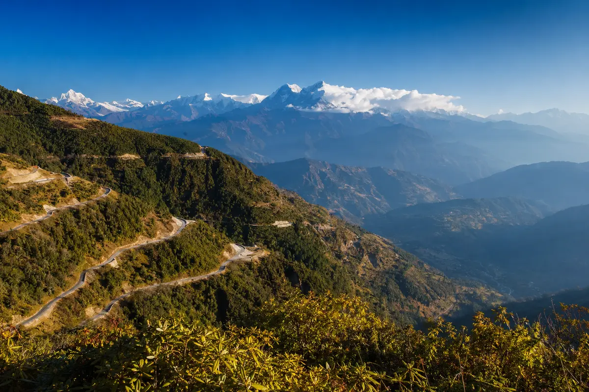 Lungthung Travel Guide View Point in East Sikkim