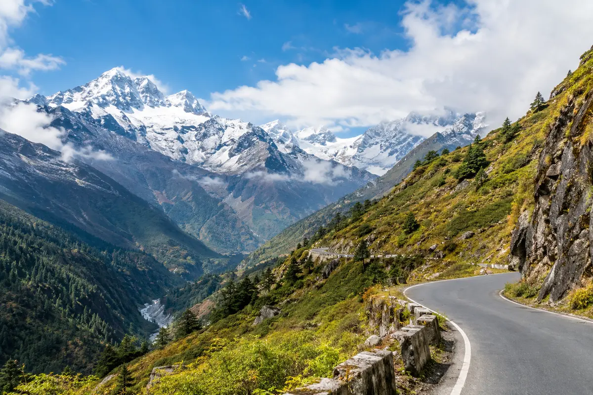 North Sikkim itinerary mountain road journey