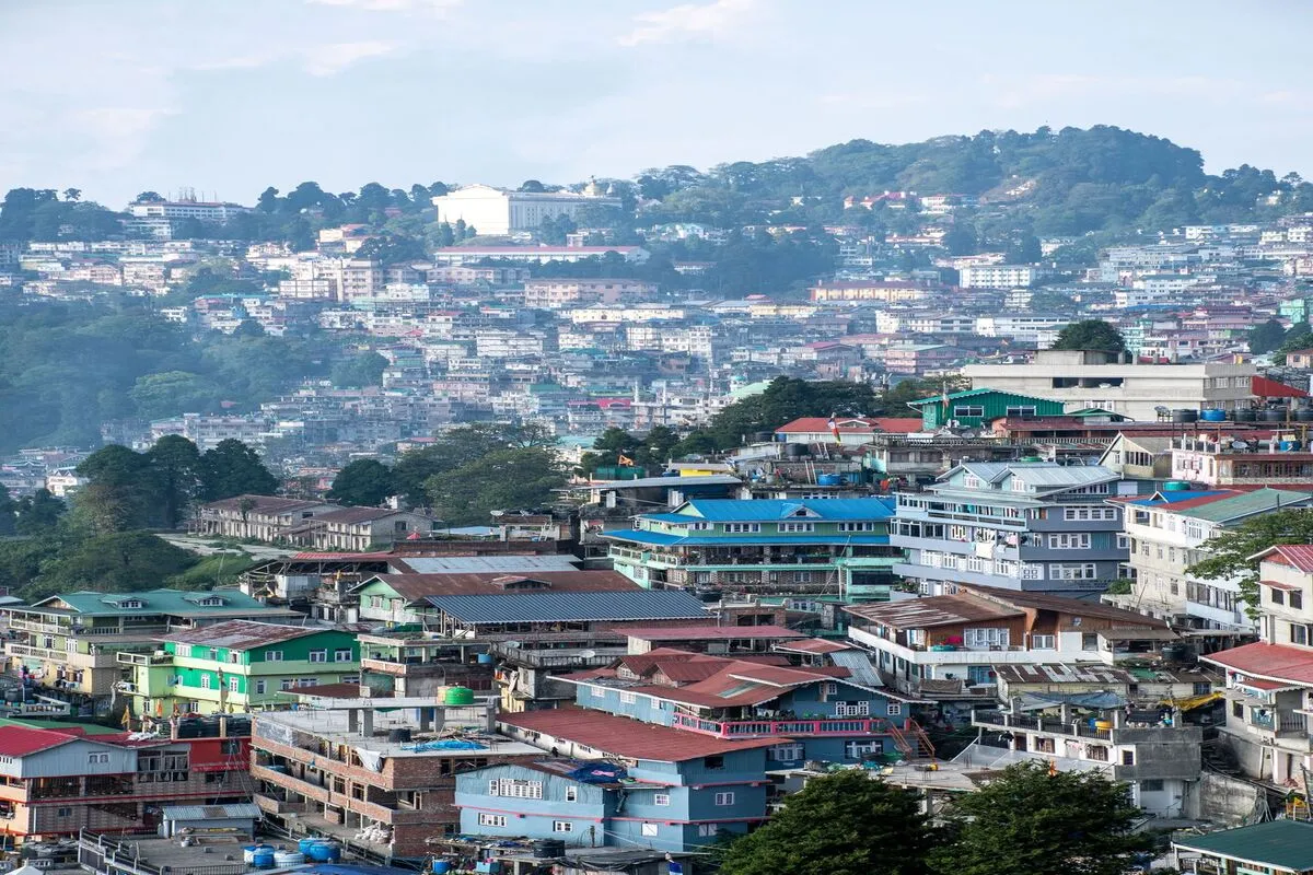 Darjeeling hotels and homestays surrounded by vibrant hillside buildings
